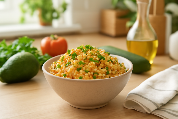 A Bowl Of cooked millet 