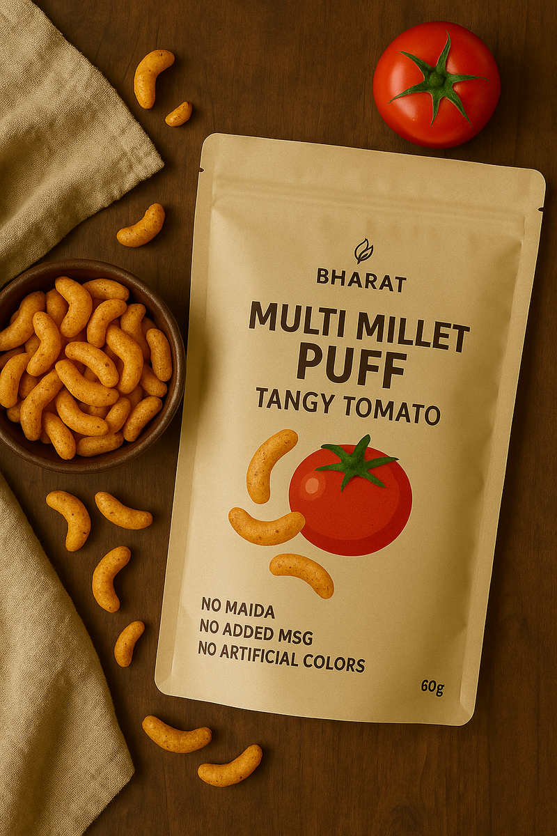 Multi Millet Tangy Tomato Puff